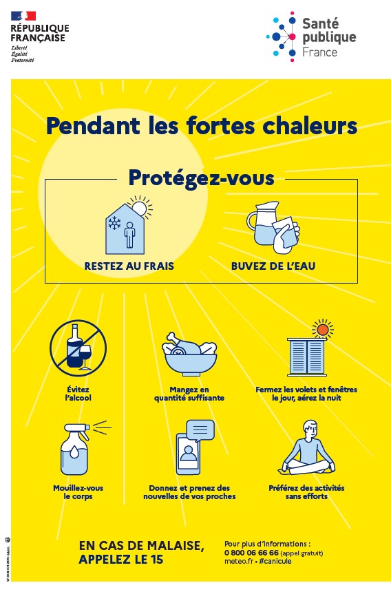 Protégez-vous des fortes chaleurs